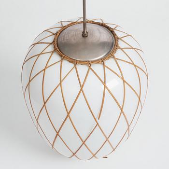 Harald Notini, taklampa, modell "11555" Arvid Böhlmarks Lampfabrik, Stockholm 1940-tal.