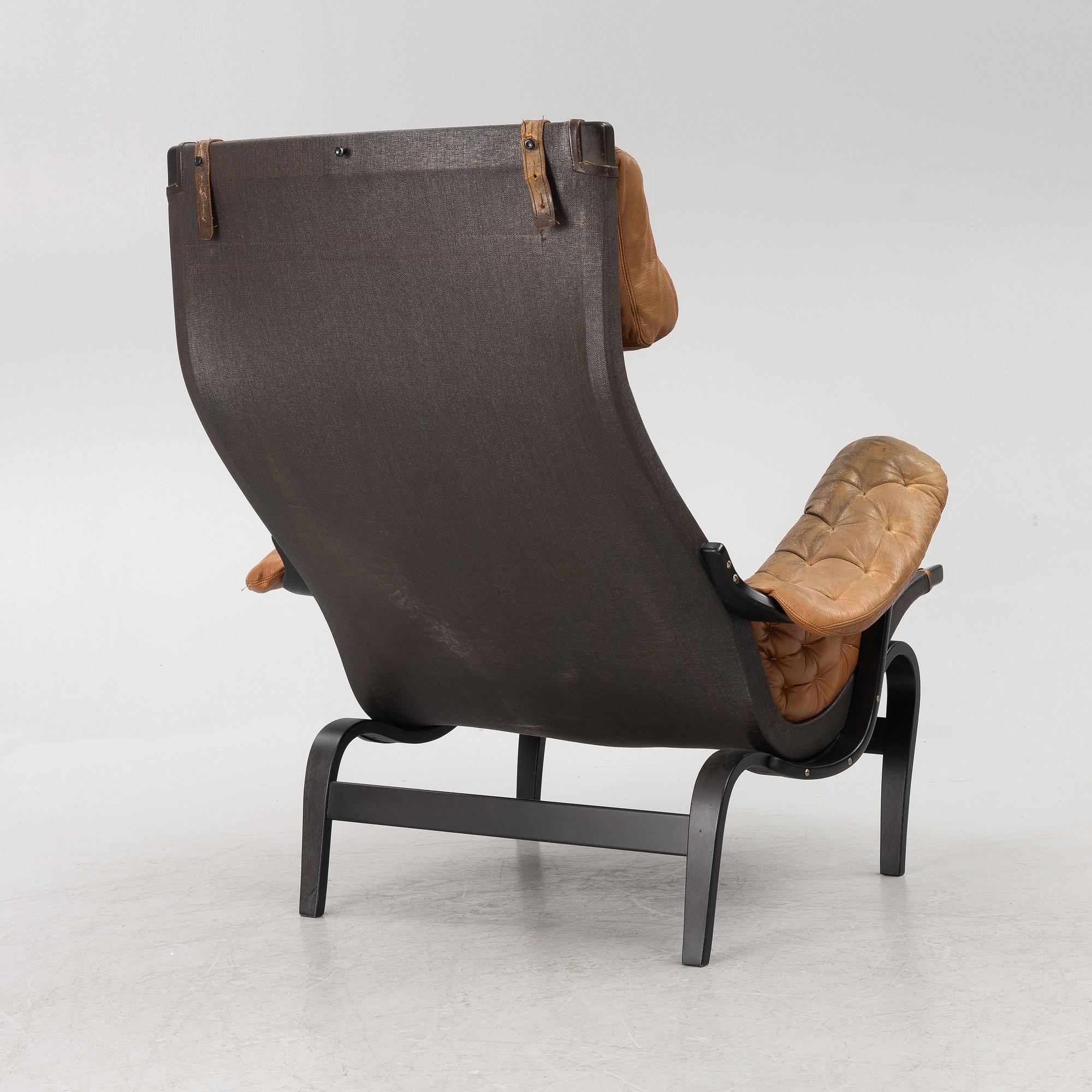Bruno Mathsson, a "Pernilla" armchair, Dux, second half of the 20th century.