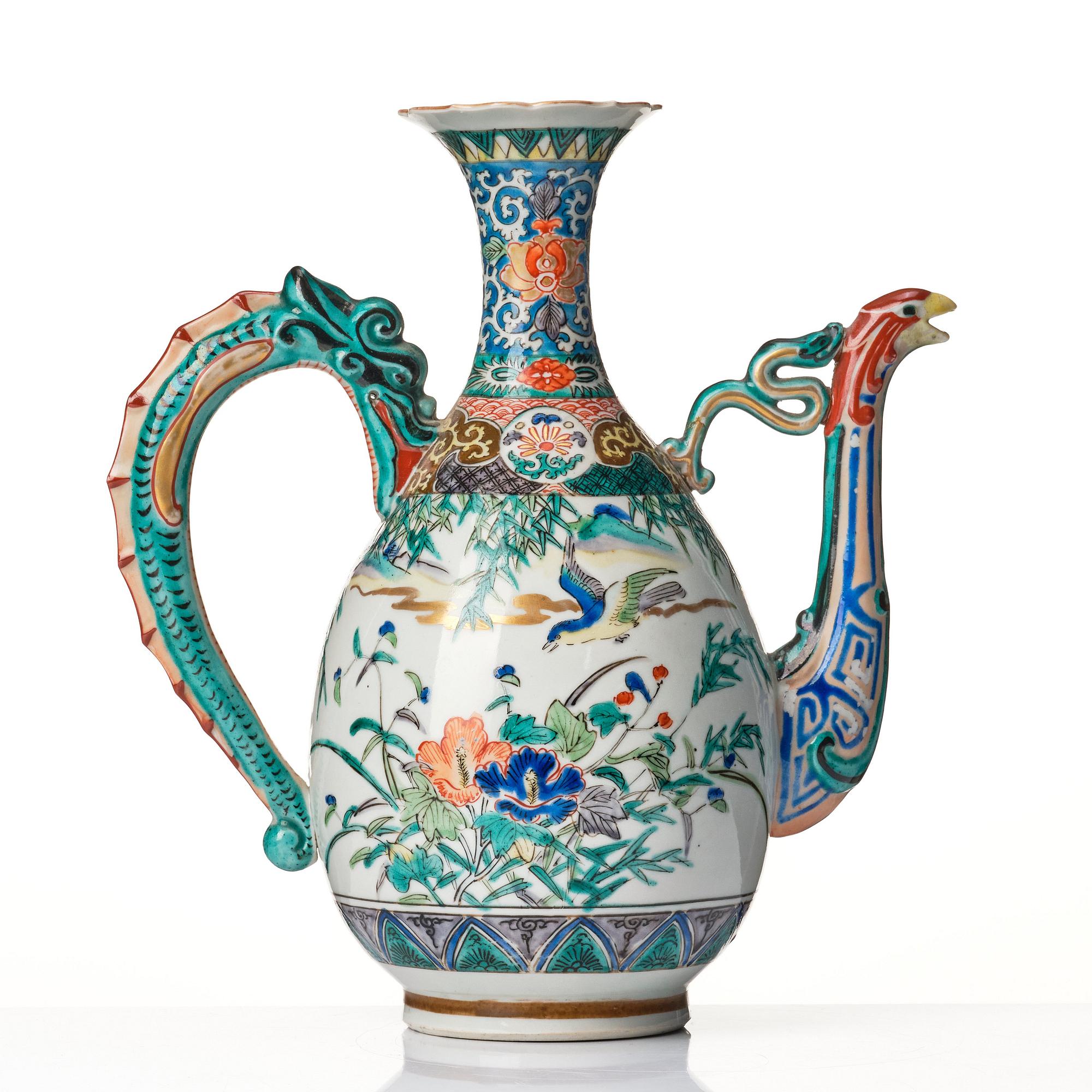 Kanna, porslin. Japan, 1800-tal.