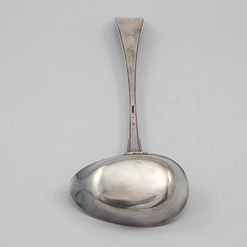 SOPPSLEV, silver, Zachris Lundqvist, Stockholm, 1801, vikt 250 gram.