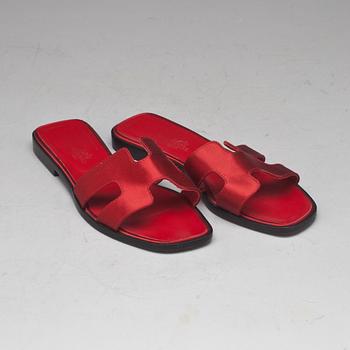 SKOR. Hèrmes, slip in sandal. "Oasis H sandal Oran".