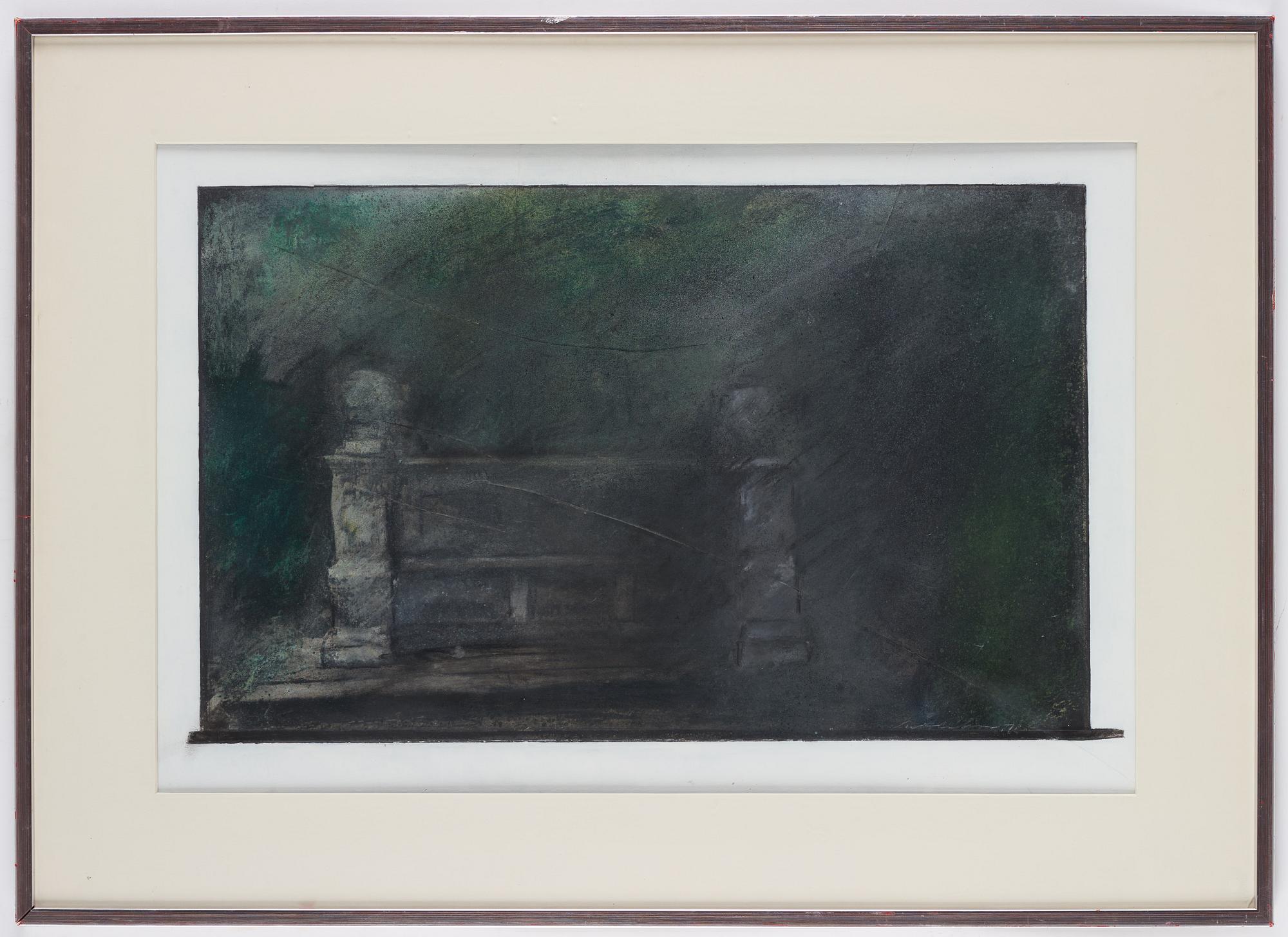 Ivor Abrahams, blandteknik. Signerad och daterad 78.