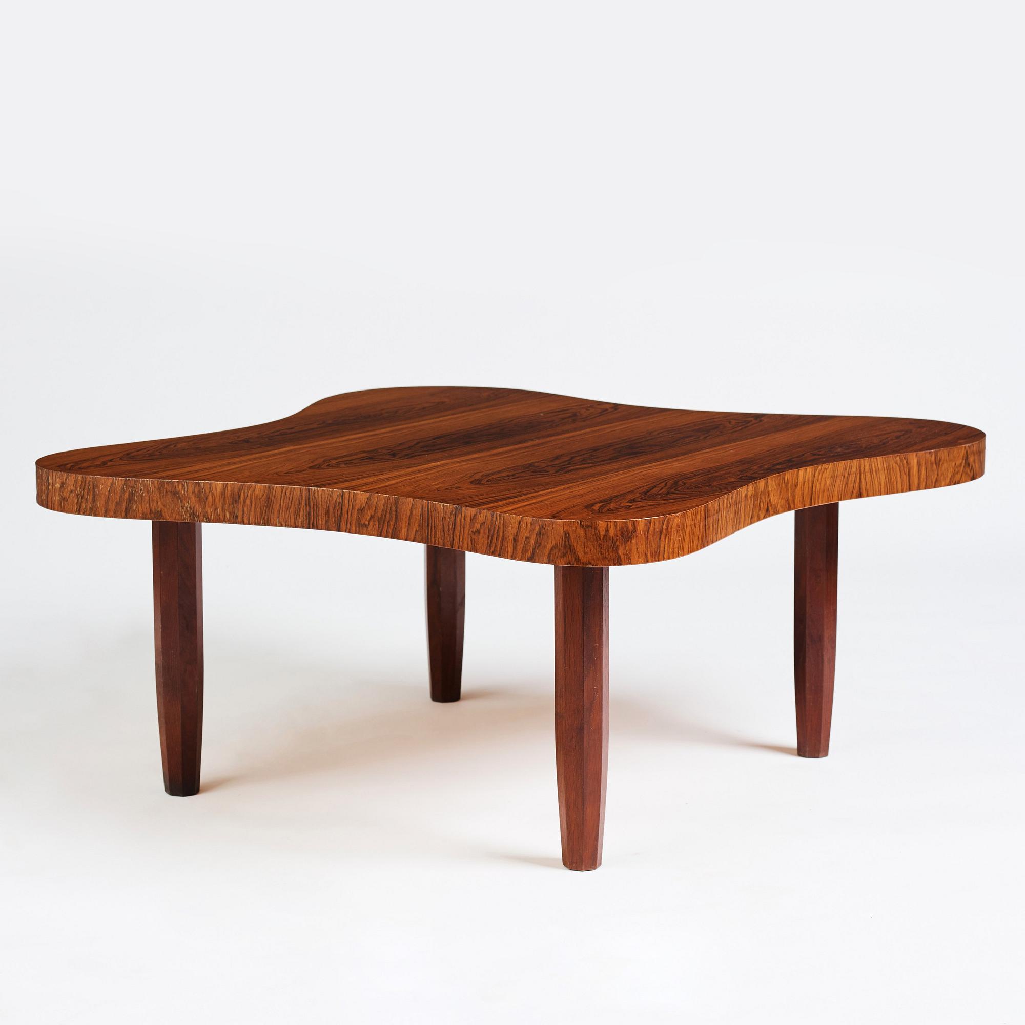 Sten Blomberg, attributed to, coffee table, Meeths, Swedish Modern 1940s.