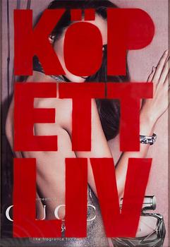 AKAY, "Köp ett liv", stencil on poster, signed on verso.