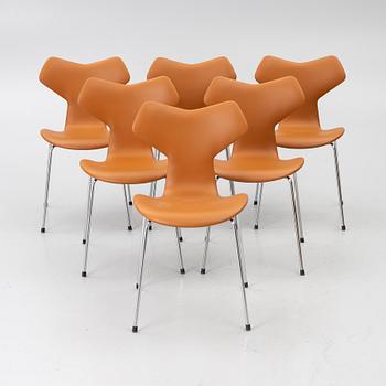 Arne Jacobsen, Stolar, 6 st, "Grand Prix", Fritz Hansen.