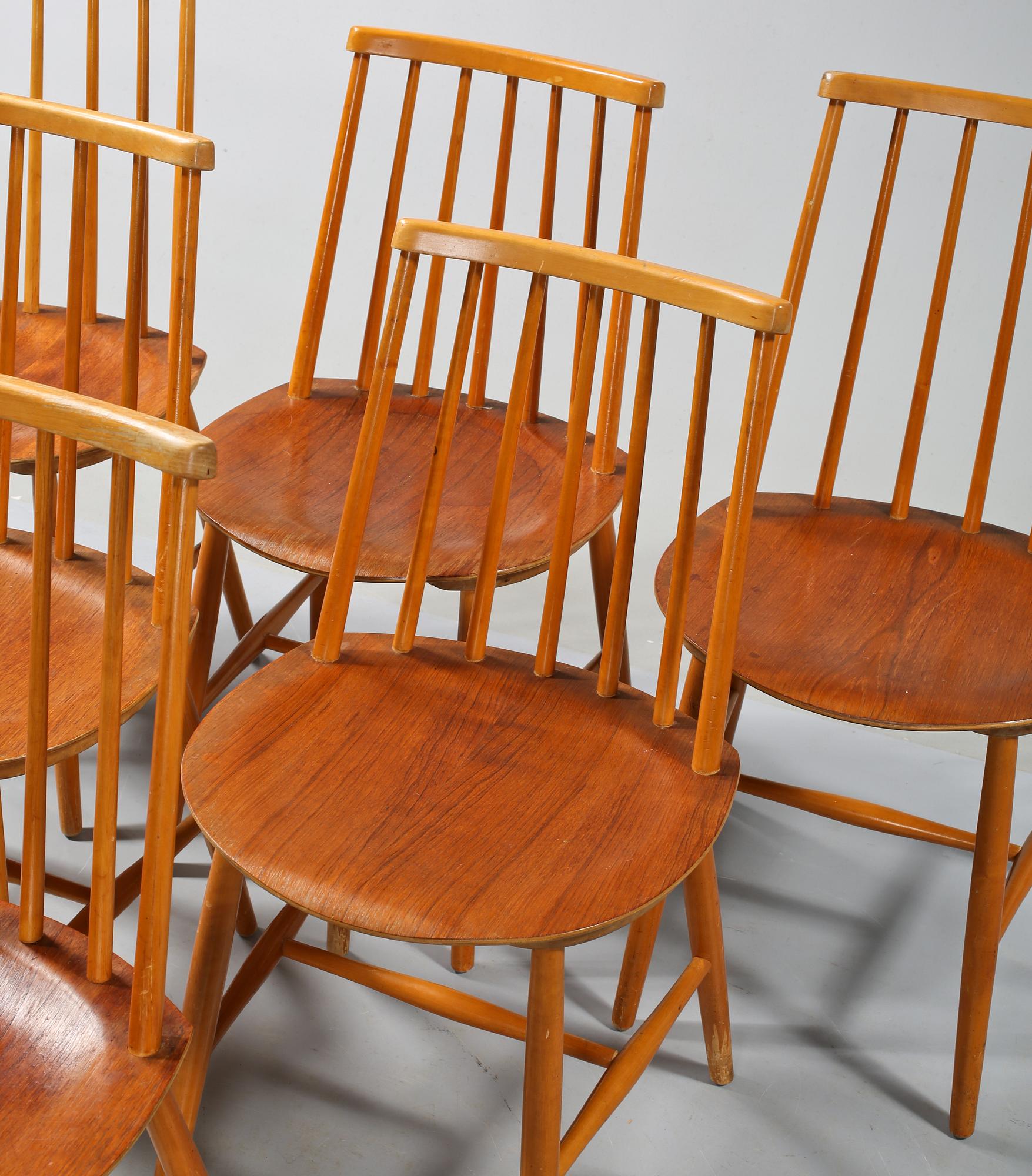 STOLAR, 6 st, Jan Hallberg, AB Tallåsen, 1900-talets andra hälft.