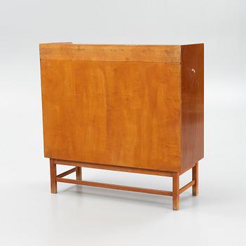 A 'Nizza' mahogany and rattan cabinet, Westbergs, 1953.