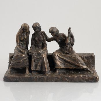 Okänd konstnär, 1900-tal, Musicerande sällskap.