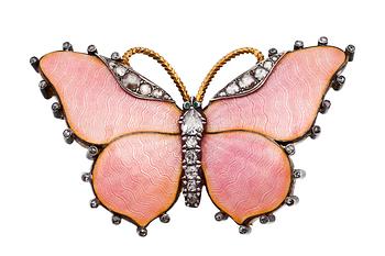 81. BUTTERFLY BROOCH.