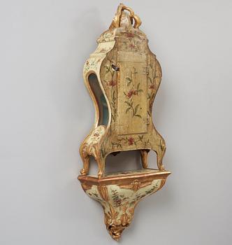 A Swedish Rococo 18th century bracket clock.