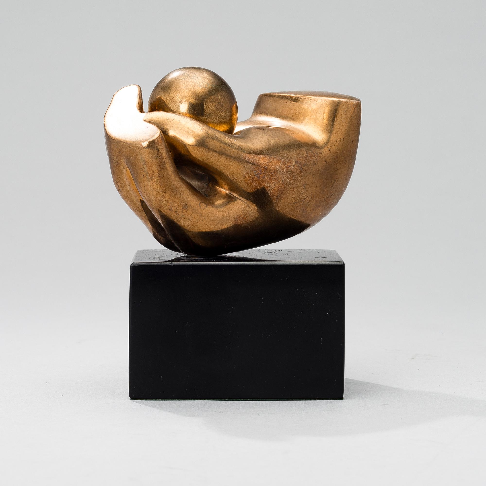 BJÖRN WECKSTRÖM, A BRONZE SCULPTURE, signed B.W. 115.
