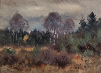 LINDORM LILJEFORS, oil on panel, signed.