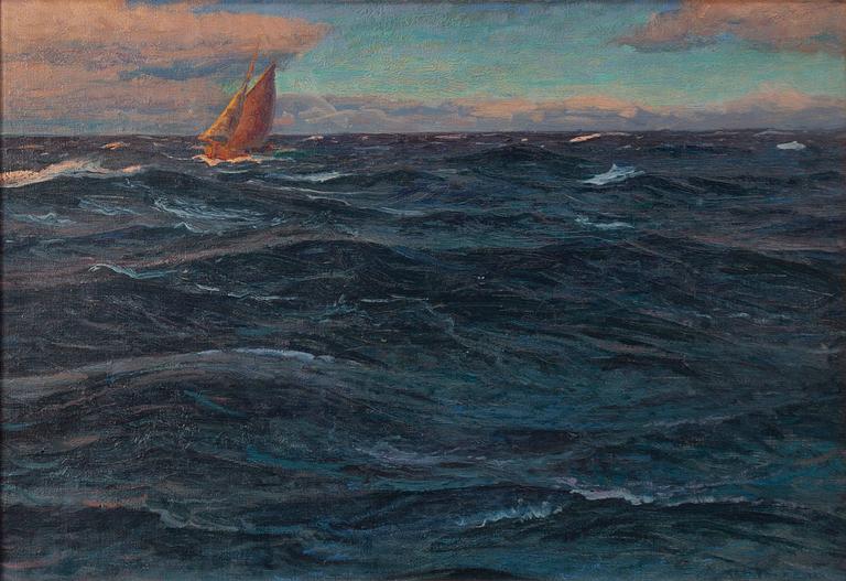 Oscar Hullgren, "På öppet haf".