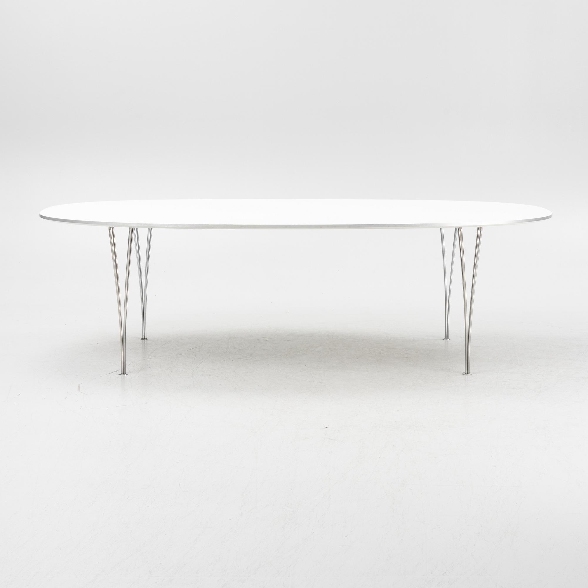 Bruno Mathsson & Piet Hein, matbord, "Superellips", Fritz Hansen.