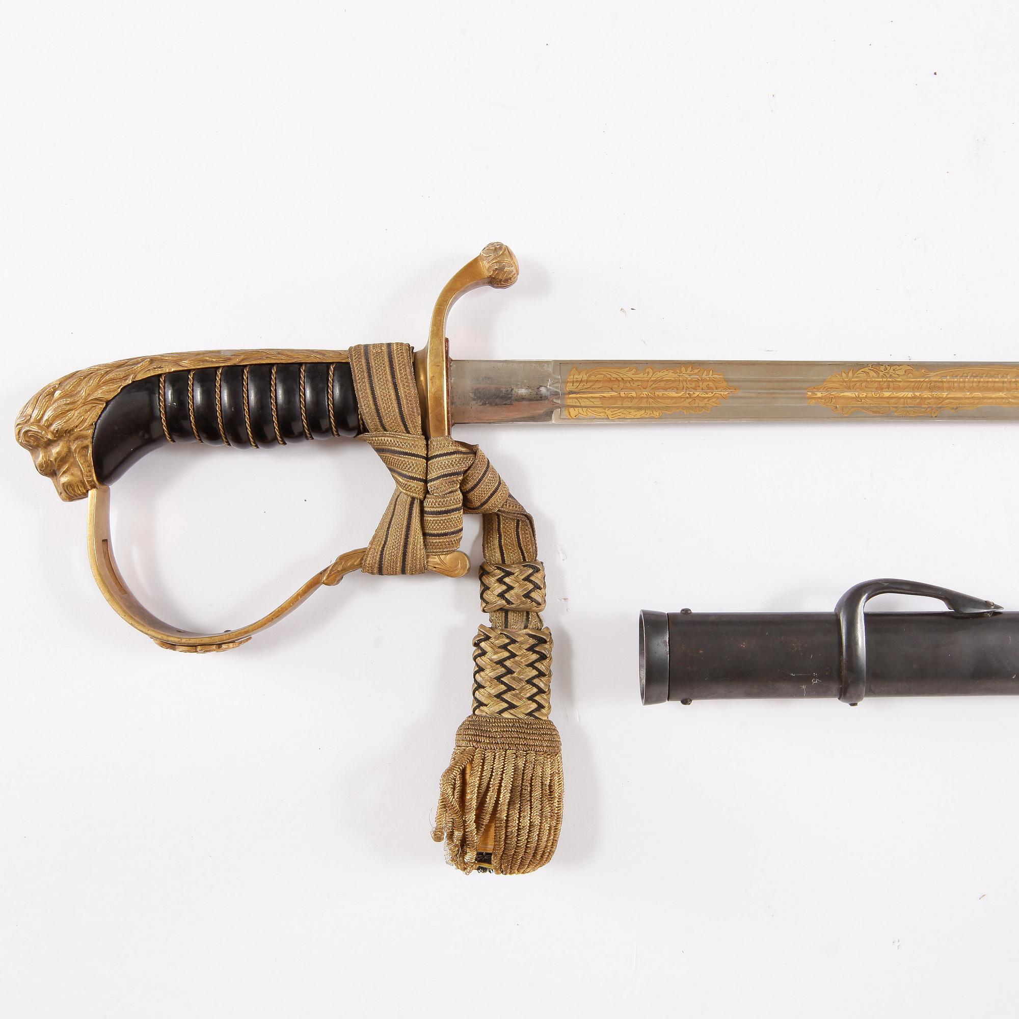 SABEL, m/1899, för officer vid infanteriet, Sverige.