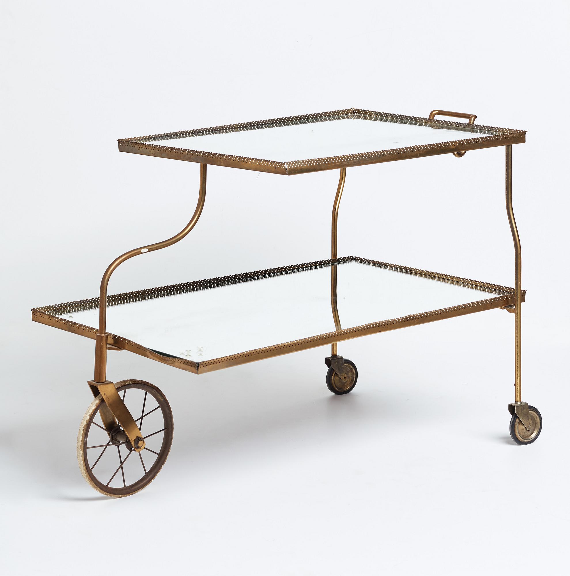 JOSEF FRANK, trolley, model 889, Svenskt Tenn, 1940-50s.