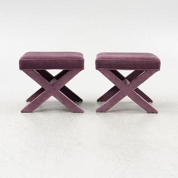 Pallar, ett par, "X-Bench", Jonathan Adler, USA, 2000-tal.