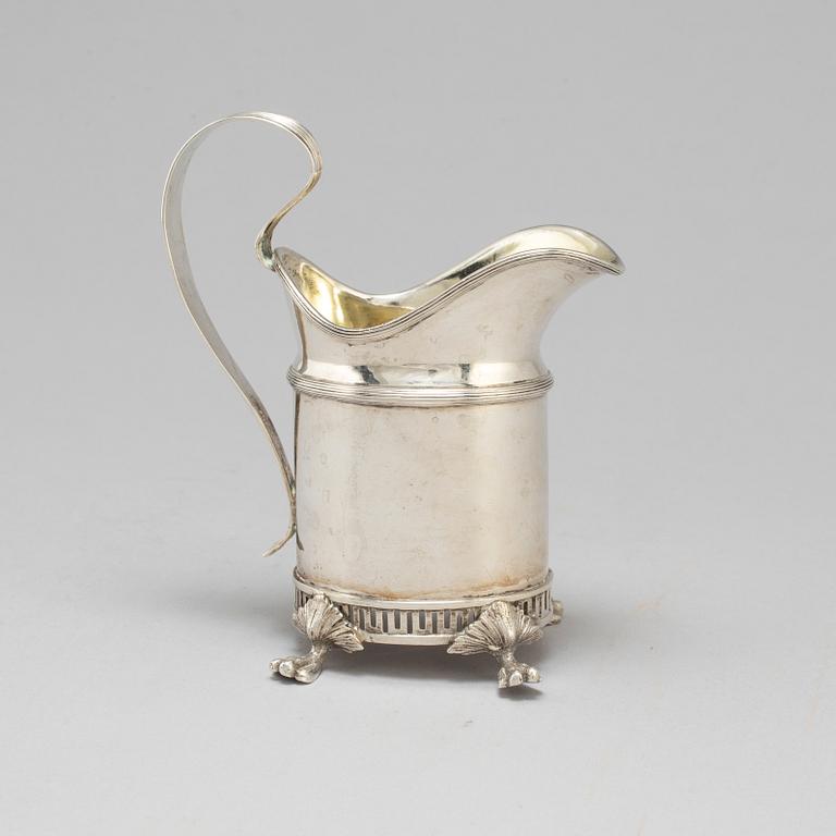 Gustaf Hamnqvist, gräddkanna, silver, Åmål 1799. Gustaviansk.