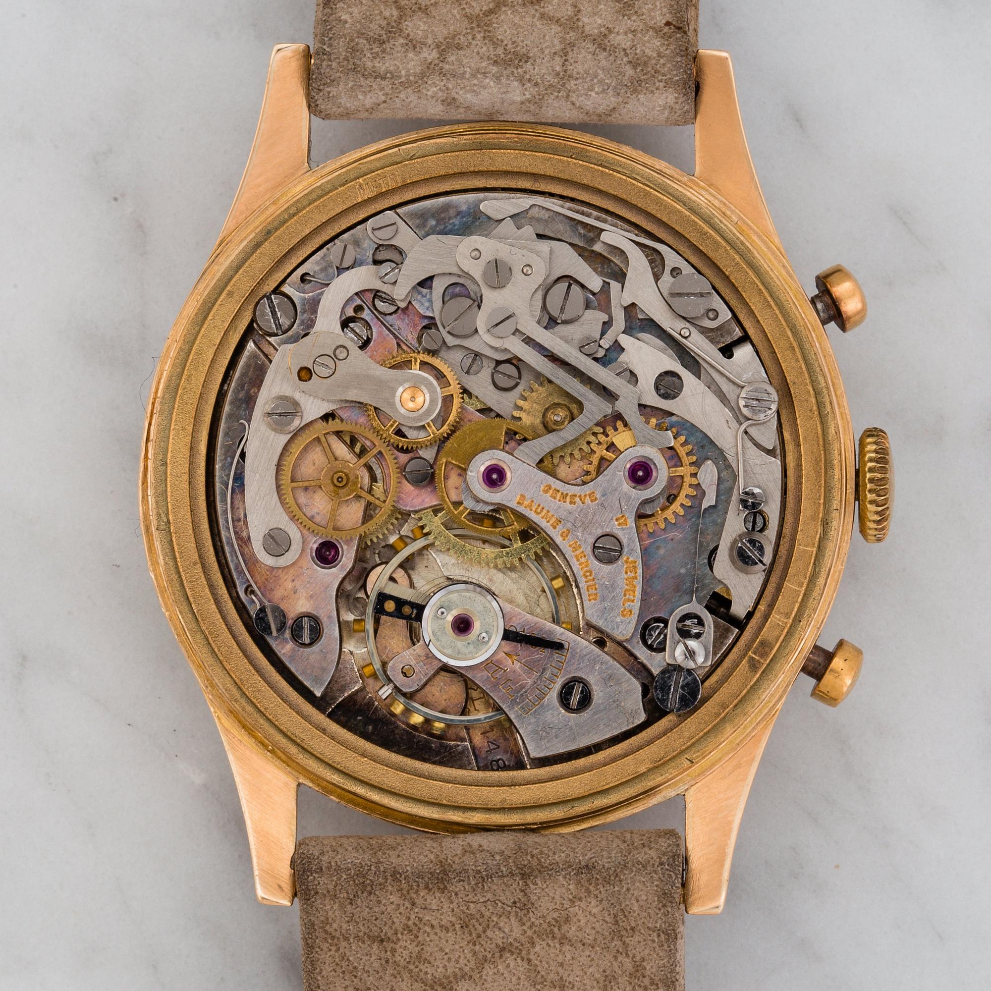 BAUME & MERCIER, Genève, kronograf, armbandsur, 37,5 mm,