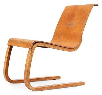 578. An Alvar Aalto 21 armchair, Huonekalu-ja Rakennustyötehdas Oy, Finland 1930's-40's.