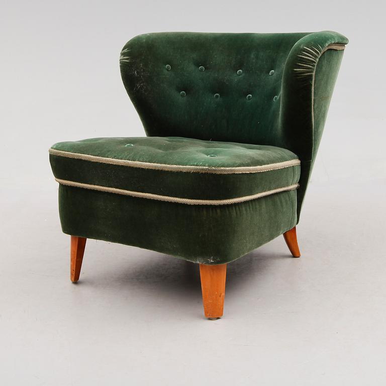 FÅTÖLJ, Gösta Janssons möblering, Jönköping, 1900-talets första hälft.