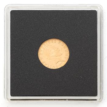 Guldmynt, Sverige, Gustav V, 5 kr, 1920.