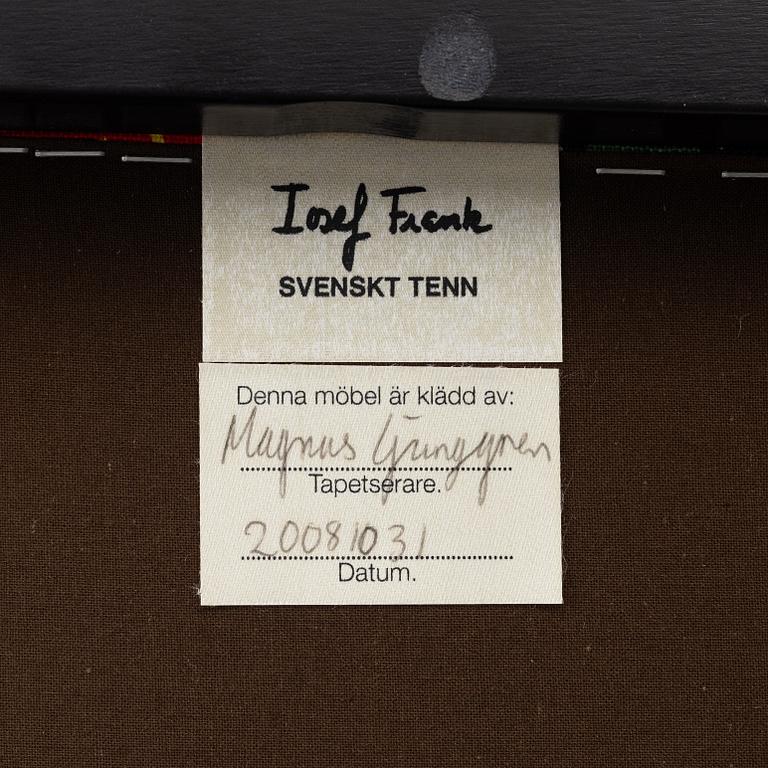 Josef Frank, chairs, 6 pcs, model 2025, Svenskt Tenn.