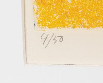 Bengt Lindström, carborundumetsning, signerad och numrerad 4/50 med blyerts.