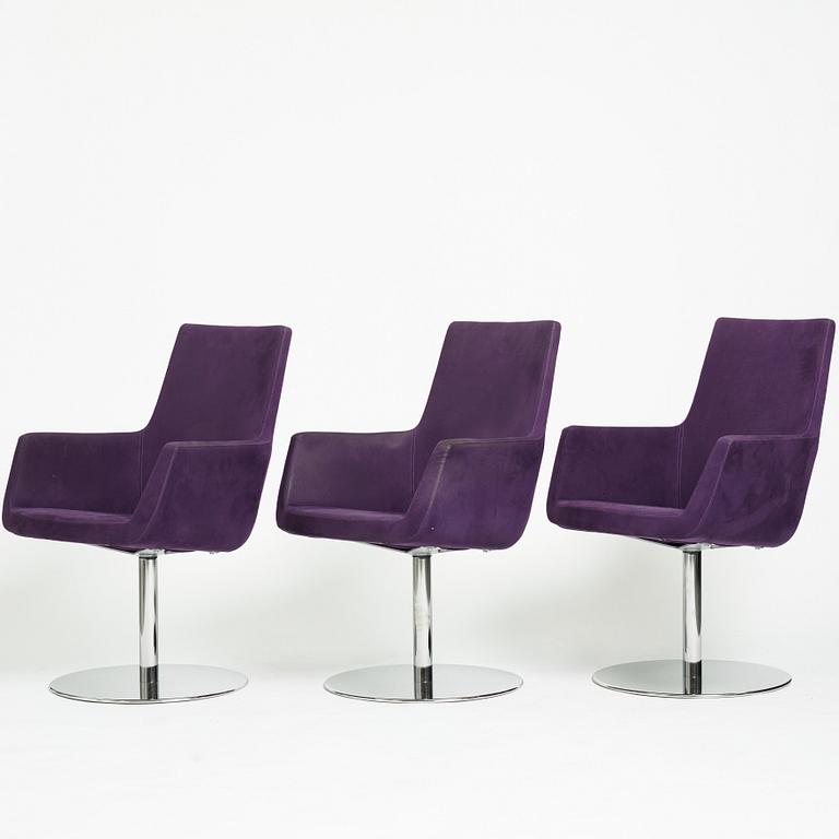 Roger Persson, "Happy", 3+3 armchairs, Swedese.