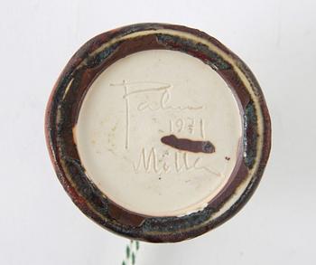 VASER, 2 st, stengods, Rolf Palm,
sign Palm, Mölle.