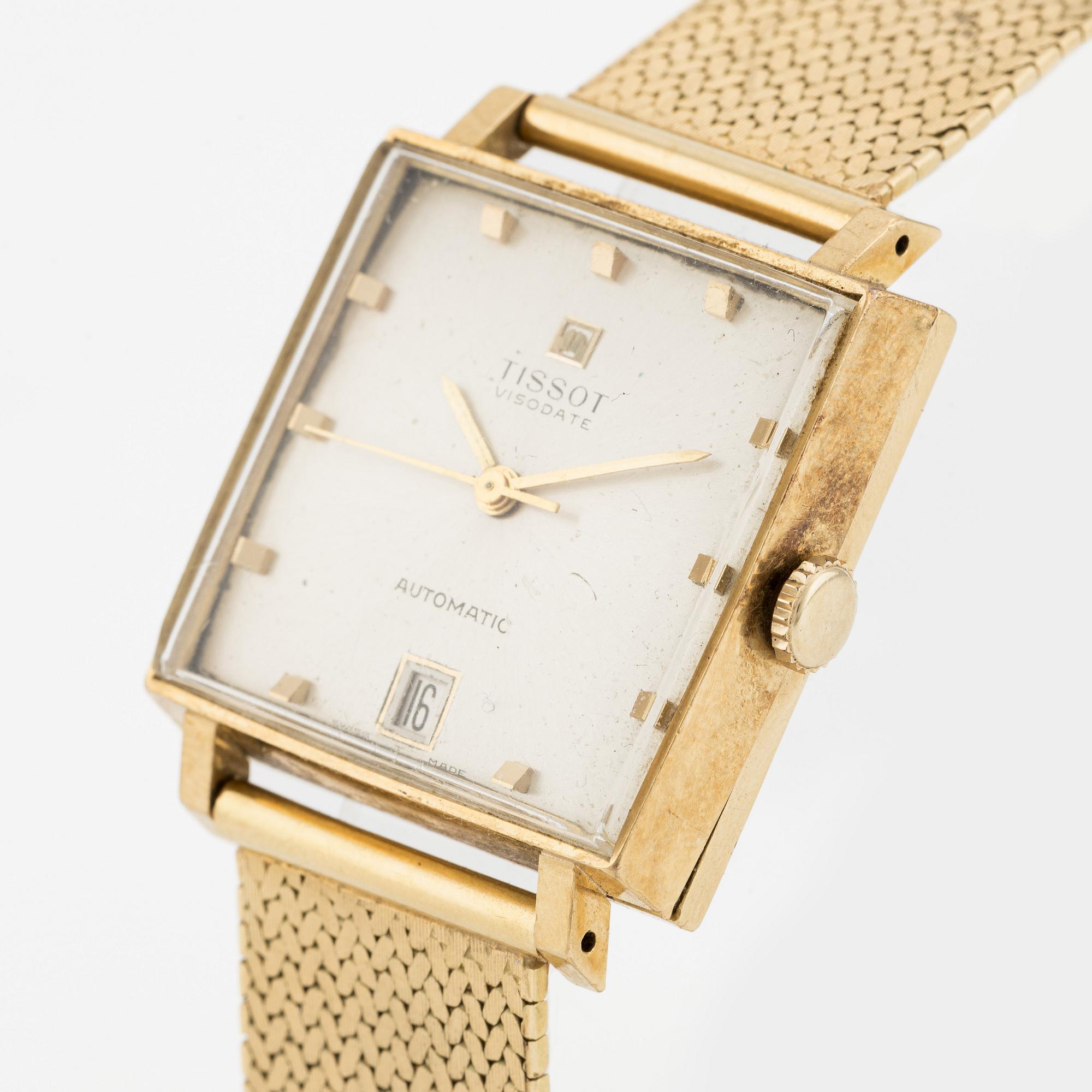 Tissot, Visodate, armbandsur, 29,5 x 29 mm.