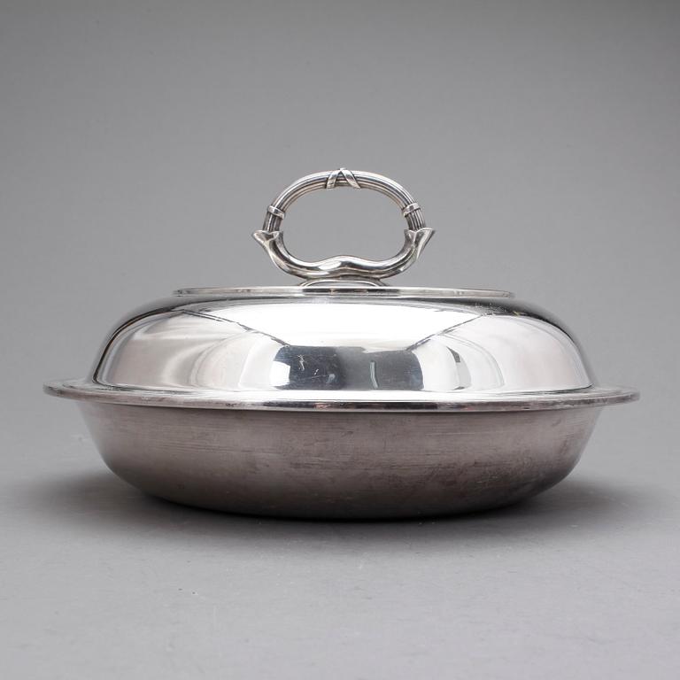 DUBBELKAROTT, sterlingsilver, Okubo, Japan, 1900-tal. Vikt 1607 gr.