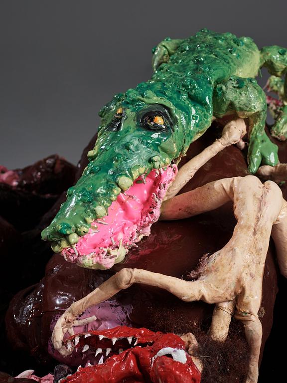 Nathalie Djurberg & Hans Berg, "Hippos and Crocodiles" från "I am a Wild Animal".