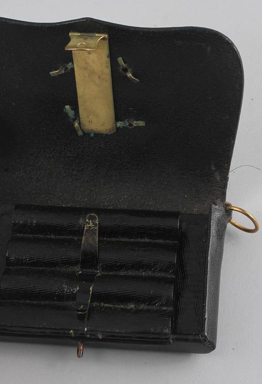 KARTUSCHVÄSKA, sent 1800-tal.