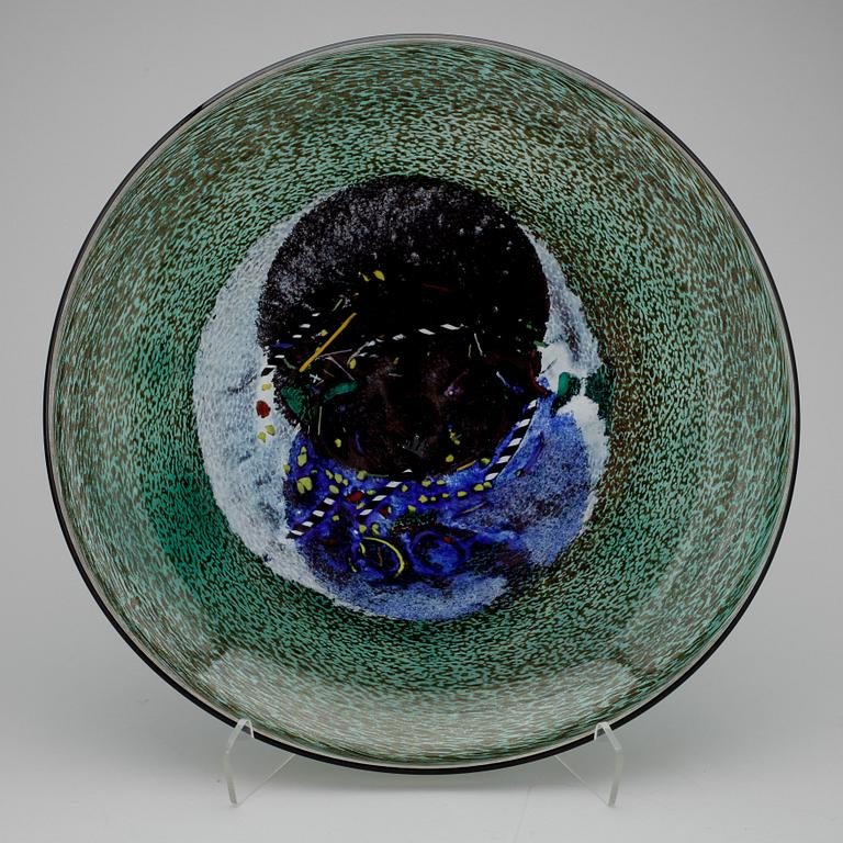 FAT, glas, Bertil Valien, Kosta Boda, signerad.