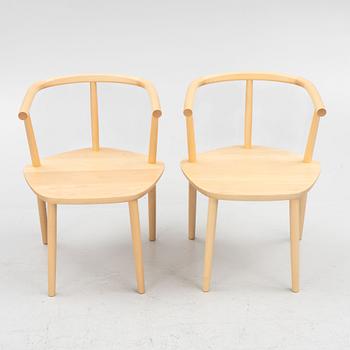 Claesson Koivisto Rune, karmstolar, ett par, "Five chair", Meetee, Japan, 2013.