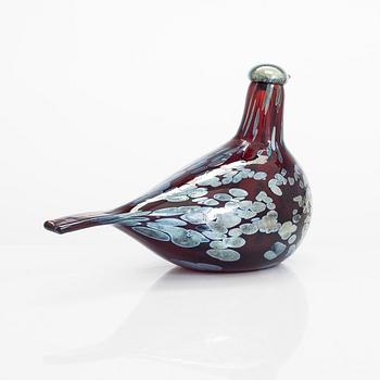 Oiva Toikka, A glass bird, signed O. Toikka Nuutajärvi.