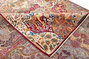 A Kashmar carpet, c. 382 x 295 cm.