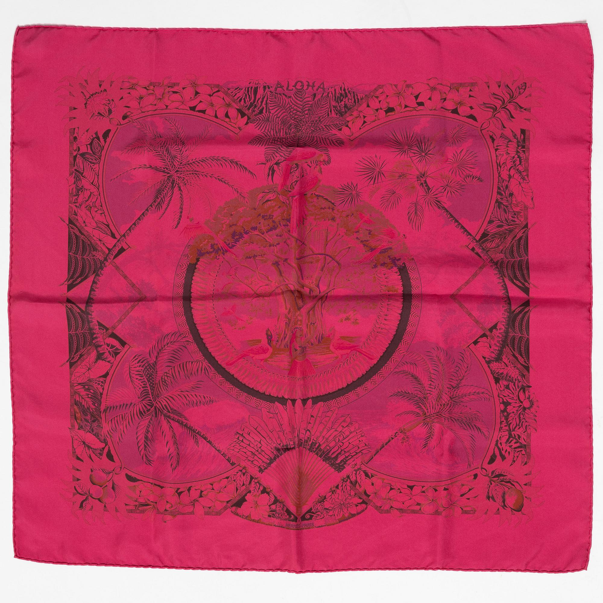 Hermès, scarf, "Aloha".