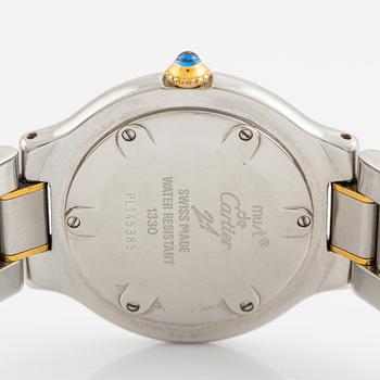 must de CARTIER, Must 21, wristwatch, 28 mm.