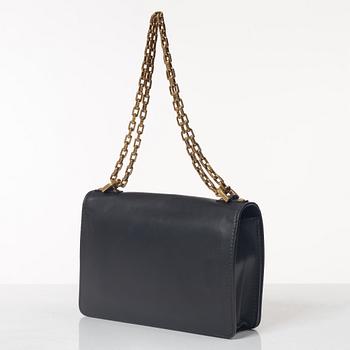 Christian Dior, A black leather "Dio(r)evolution" bag.