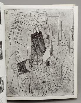 Five Pablo Picasso books, Georges Bloch, "Picasso", vol I-II and "Picasso Lithographe II-IV.