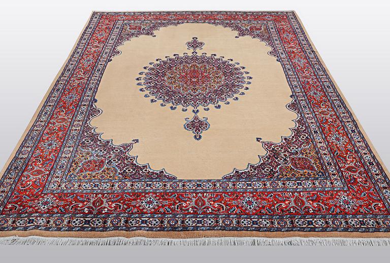A carpet, Moud, ca 327 x 215 cm.