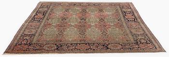 A Kashan 'Mohtasham' rug, Central Persia (Iran), c. 288 x 222 cm.