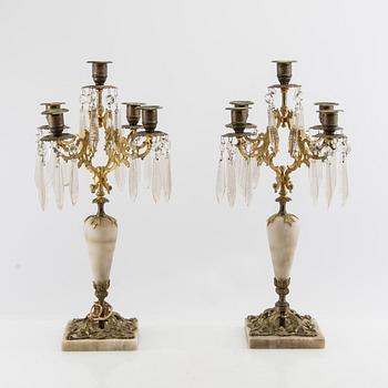 Candelabra a pair Louis XV style early 20th century.