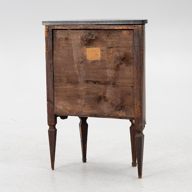 A small cabinet with drawers from around the year 1900.