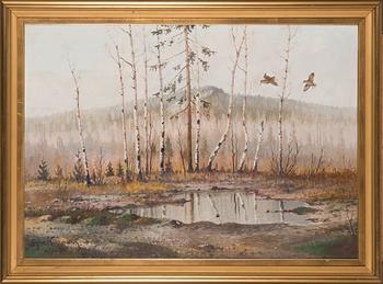 Ejnar Kohlmann, oil on canvas, signed and dated 1956.