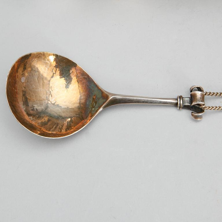 PARTI SILVER, 11 delar, bland annat GAB och Georg Jensen, 1900-tal. Total vikt ca 445 gram.