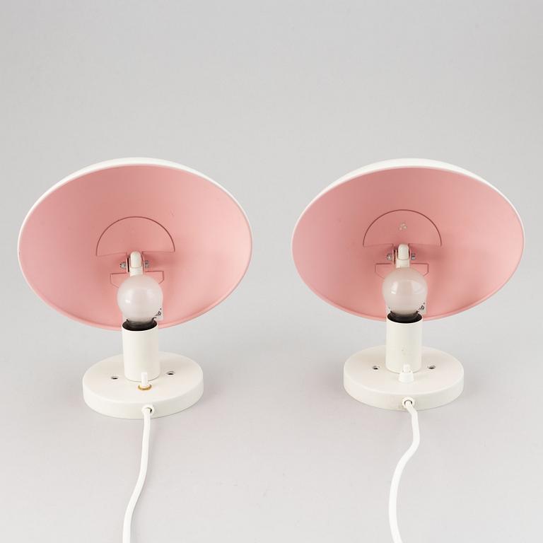 Poul Henningsen, a pair of 'PH Hat' wall lights for Louis Poulsen, Denmark.