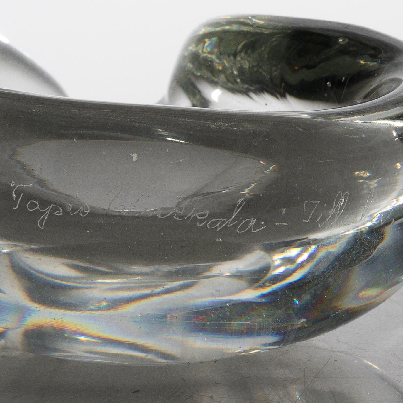Tapio Wirkkala, a "Medusa" glass bowl, model 3252, Iittala, Finland ca 1947-48.